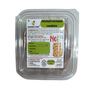 Foxtail coconut cookies